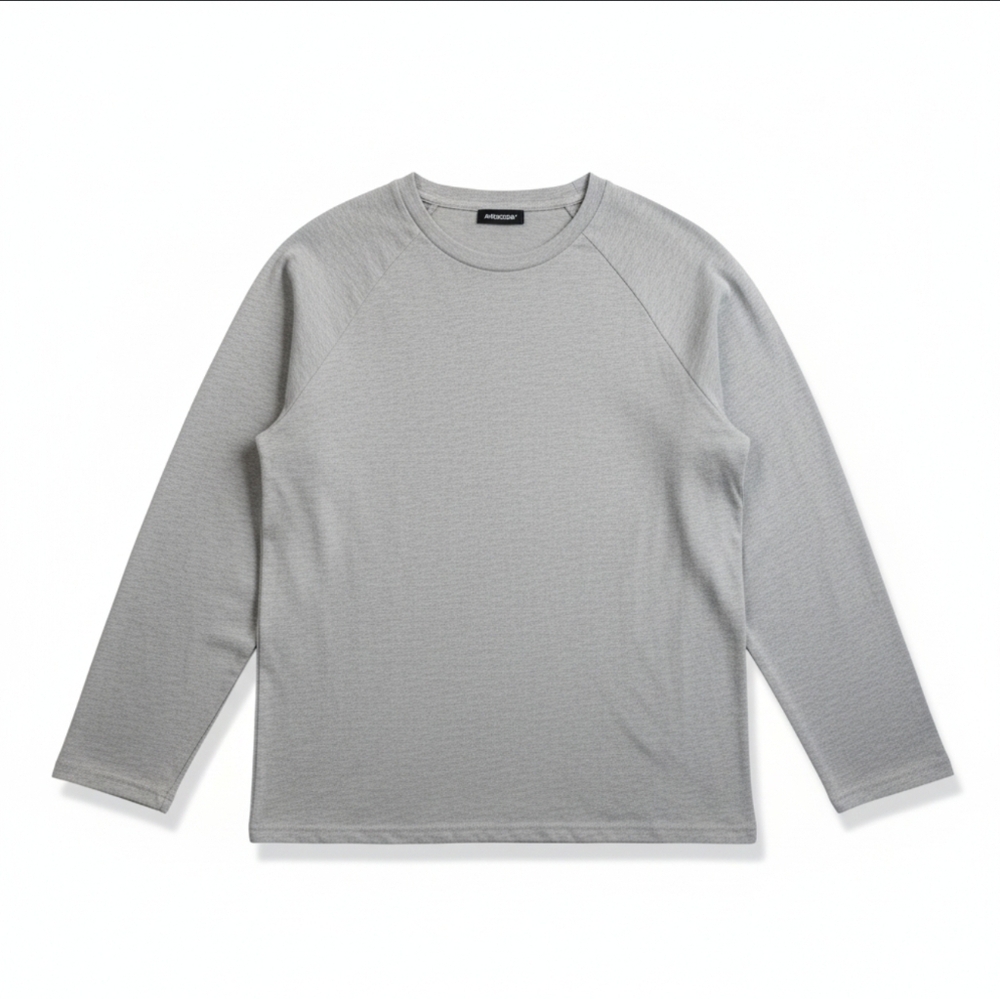 Joe Boxer Gray Thermal Long-Sleeve Crew Neck Shirt